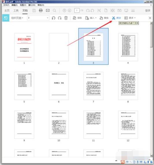 图片[3]-Adobe Acrobat DC 怎么拆分pdf？Adobe Acrobat Reader dc拆分pdf的方法-七木云