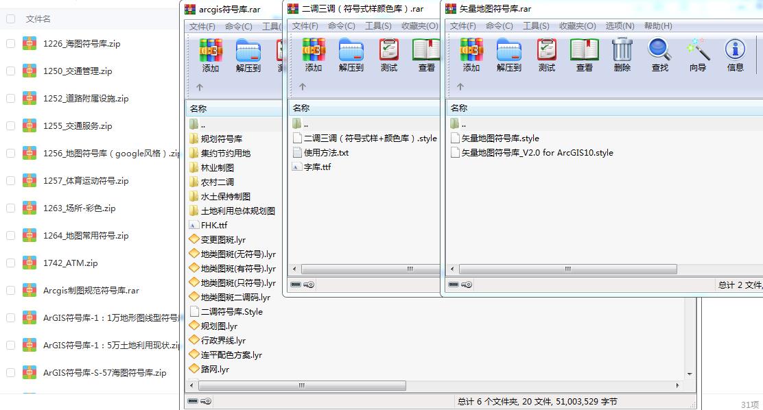 图片[1]-【Arcgis插件】Arcgis符号库大全（打包下载）-七木云